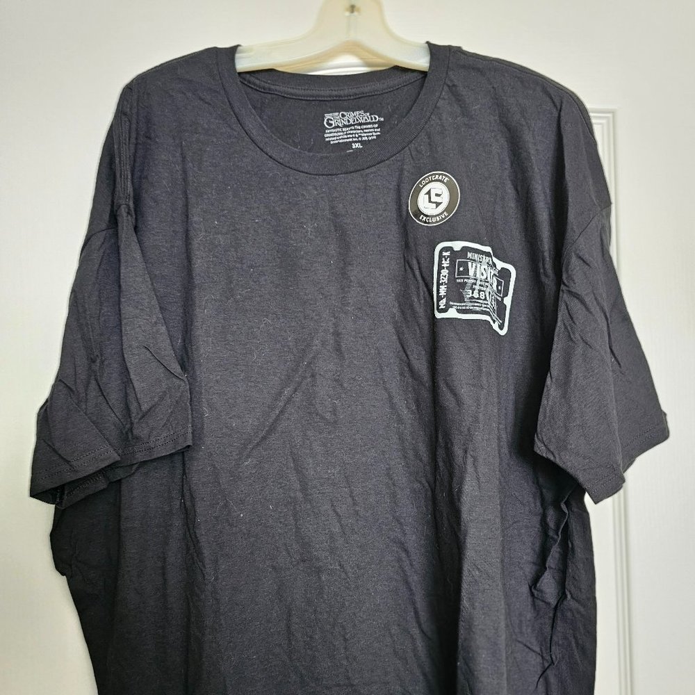 Loot Crate Crimes of Grindelwald Ministry of Magic T-shirt Brand New!